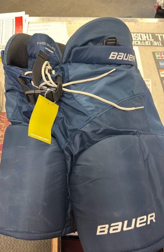 Bauer Nexus N7000 N 7000 Used XL Navy Blue Junior Hockey Pants JR