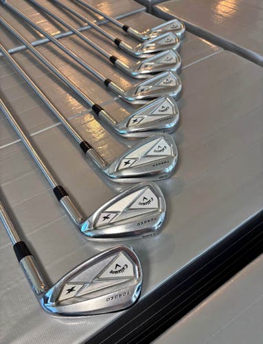 Callaway X Forged Right Handed Iron Set Stiff Flex