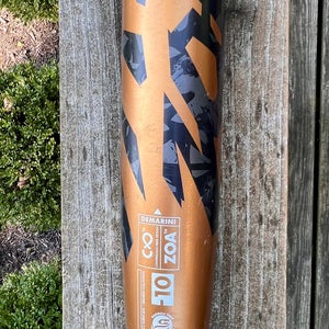 2022 DeMarini Zoa Composite USSSA Certified Bat (-10) 21 oz 31" (Used)