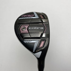 Cobra RAD Speed 4 Hybrid 24* UST Mamiya Recoil ESX 450 F1 Ladies Graphite RH