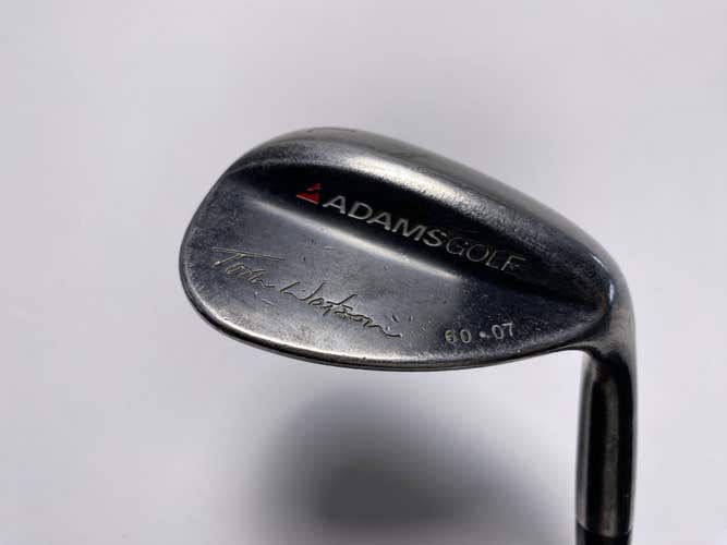 Adams Tom Watson PVD Lob Wedge LW 60* 7 Bounce Performance Lite Steel Mens RH