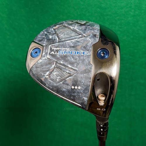 Callaway Paradym Ai Smoke Triple Diamond 9 Driver Kai'li 60S Stiff w/ HC
