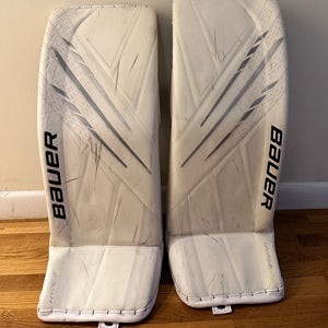 Small Bauer Hyperlite Goalie Leg Pads (Used)