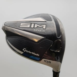 2020 TAYLORMADE SIM MAX DRIVER 10.5* STIFF PROJECTX HZRDUS SMOKE GREEN FAIR