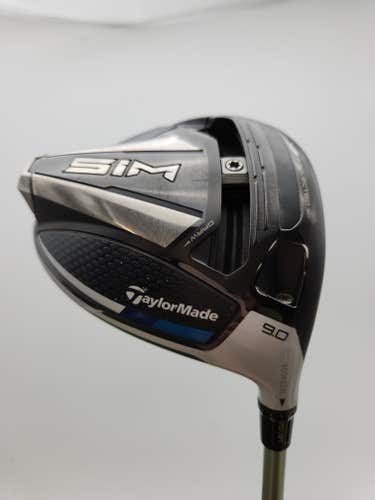 2020 TAYLORMADE SIM DRIVER 9* XSTIFF MITSU TENSEI CK WHITE 70 +HC GOOD