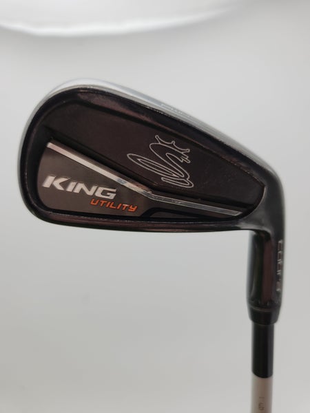 2018 COBRA KING BLACK UT UTILITY IRON 22.5* STIFF TT AMT TOUR WHITE S300 GOOD
