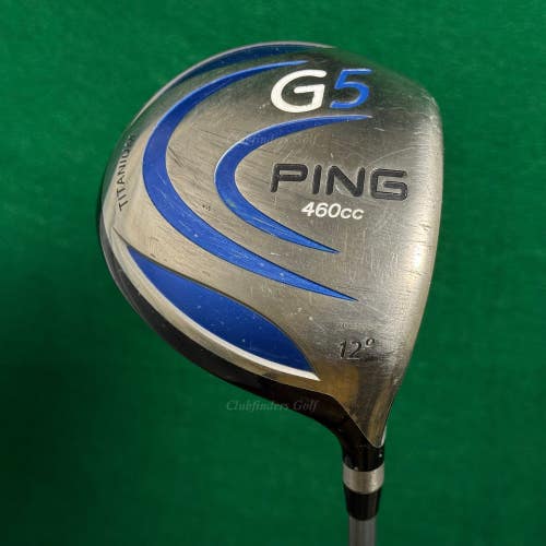 Ping G5 460cc Titanium 12 Driver Ping TFC 100D Graphite Seniors