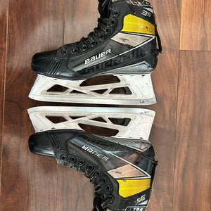 Bauer Supreme 3S Hockey Goalie Skates Extra Wide Width Size 5.5 (Used)