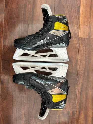 Bauer Supreme 3S Hockey Goalie Skates Extra Wide Width Size 5.5 (Used)
