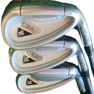 Adams A2 OS Iron Set 8-PW RH 65g High Launch Regular Graphite 8i 36.5" New Grips