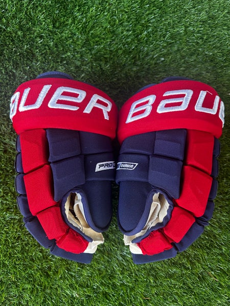 Patrick Kane Team USA Bauer Pro Series Gloves 14" Pro Stock