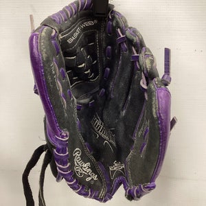 Used Rawlings HIGHLIGHT SERIES BB/SB Glove RH Throw Black 11" 11851-S000038274