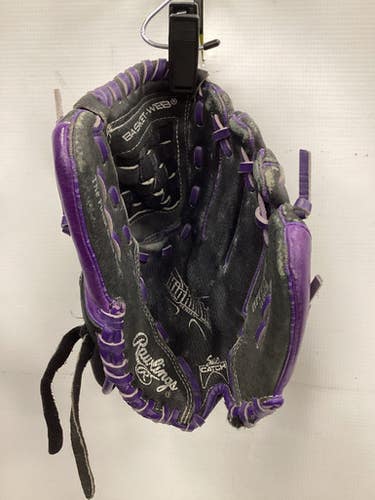 Used Rawlings HIGHLIGHT SERIES BB/SB Glove RH Throw Black 11" 11851-S000038274