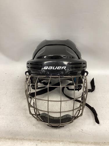 Used Bauer BHH7500M Helmet Cage Combo Black MD 11851-S000038288