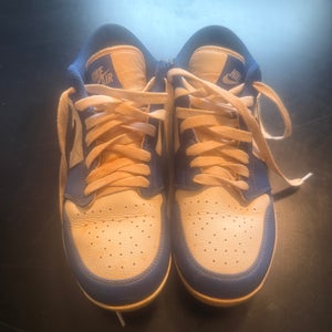 Blue Men's Size M 8.0 (W 9.0) Adult Nike Air Jordan Low Top Molded Cleats (Used)