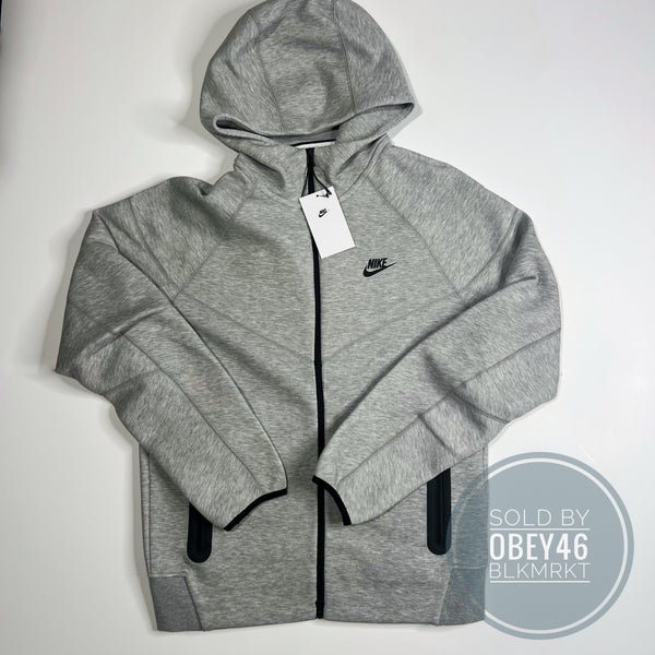 Nike Sportswear Tech Fleece Full-Zip Hoodie Grey