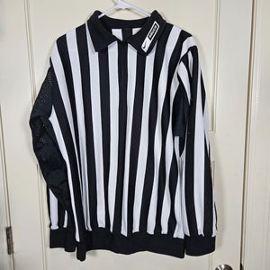 Nike Bauer Hockey Referee Striped Jersey Shirt Adult Size: L