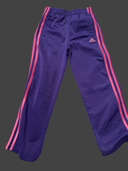 Purple Medium/Large Girls Adidas Pants (Used)
