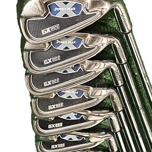 Giga Golf Power Max 922 Iron Set 3i,5-PW RH Men TT Lite XL Stiff Steel New Grips