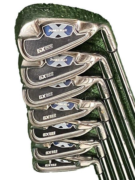 Giga Golf Power Max 922 Iron Set 3i,5-PW RH Men TT Lite XL Stiff Steel New Grips