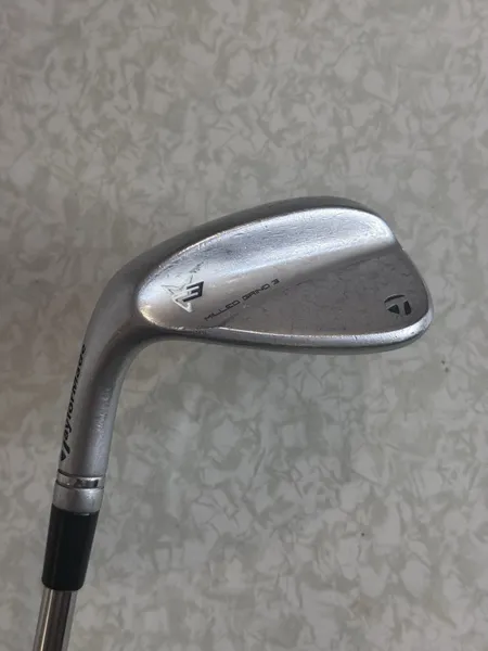 LH TaylorMade Milled Grind MG3 Chrome 54*11 SB Sand Wedge Stiff Flex Steel Shaft
