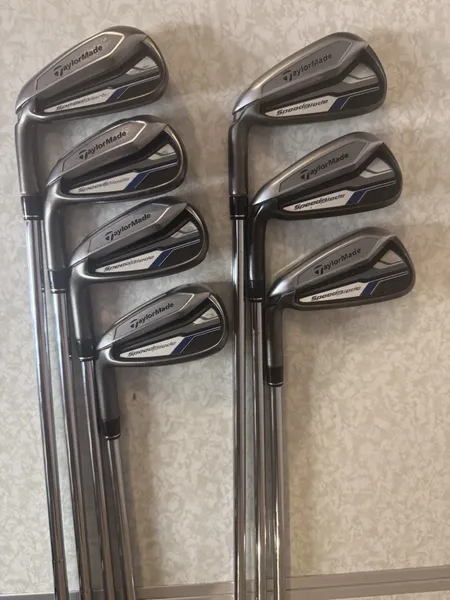 Taylormade Speed Blade Iron Set 4-9+Pw Steel 85g Shafts Regular Flex LH