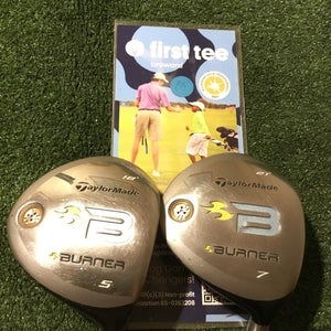 Taylormade Ladies 2008 Burner Woods Set (5W & 7W) REAX 49 Graphite Shafts