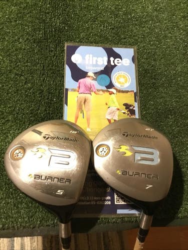 Taylormade Ladies 2008 Burner Woods Set (5W & 7W) REAX 49 Graphite Shafts