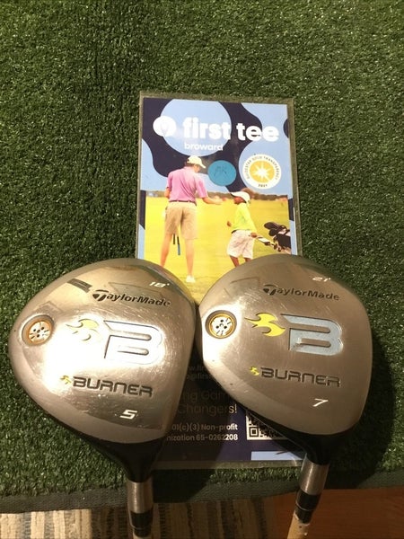 Taylormade Ladies 2008 Burner Woods Set (5W & 7W) REAX 49 Graphite Shafts