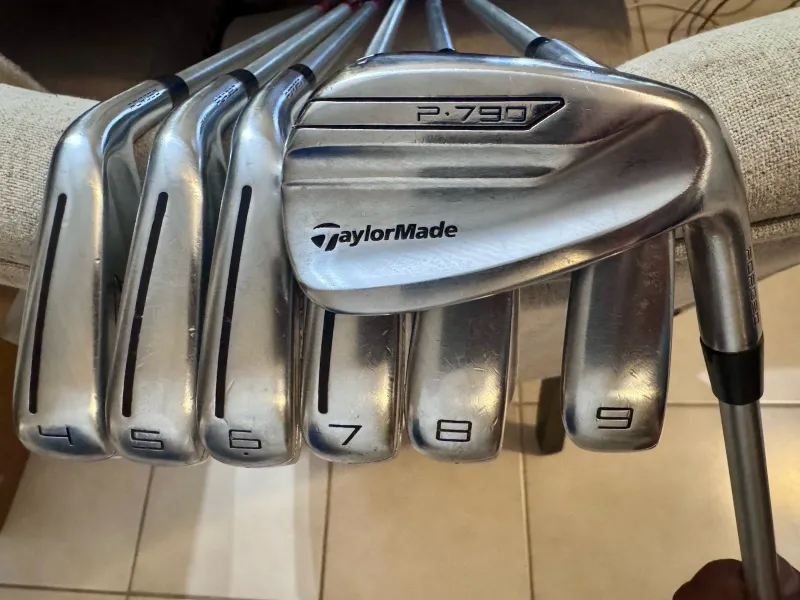 Taylormade P790 2019 Iron Set 4-Pw KBS Tour C Taper 120g Stiff Flex Shafts