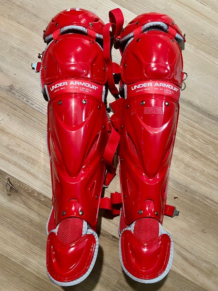 Intermediate Under Armour Catcher's Leg Guards (New)
