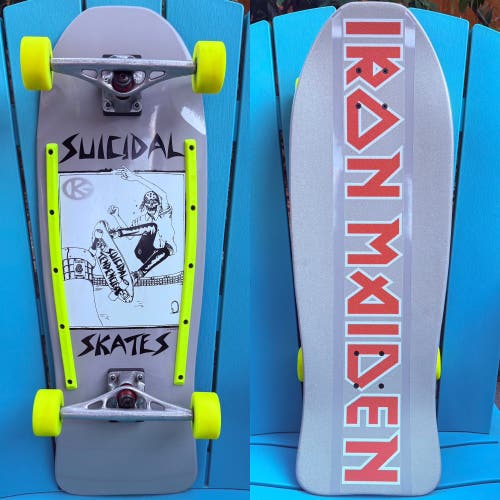 Suicidal Skates Pool Skater Reissue Complete Skateboard 10.0" Grind King Trucks