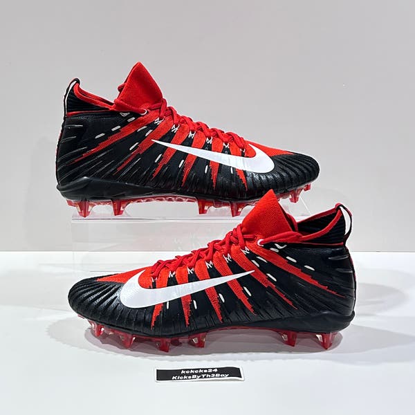 Size 15 Nike Alpha Menace Elite TD Football Cleats Red Black  display picture 2