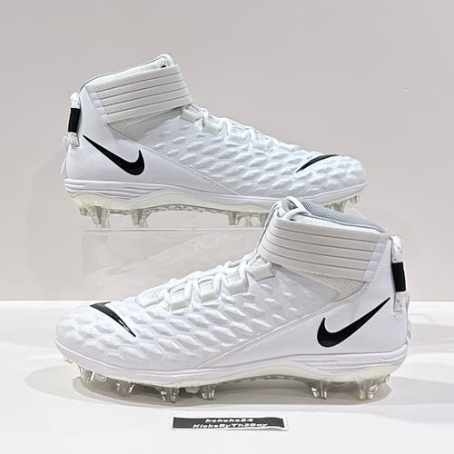Size 13 Nike Force Savage Pro 2 TD Football Cleats White AH4000-100
