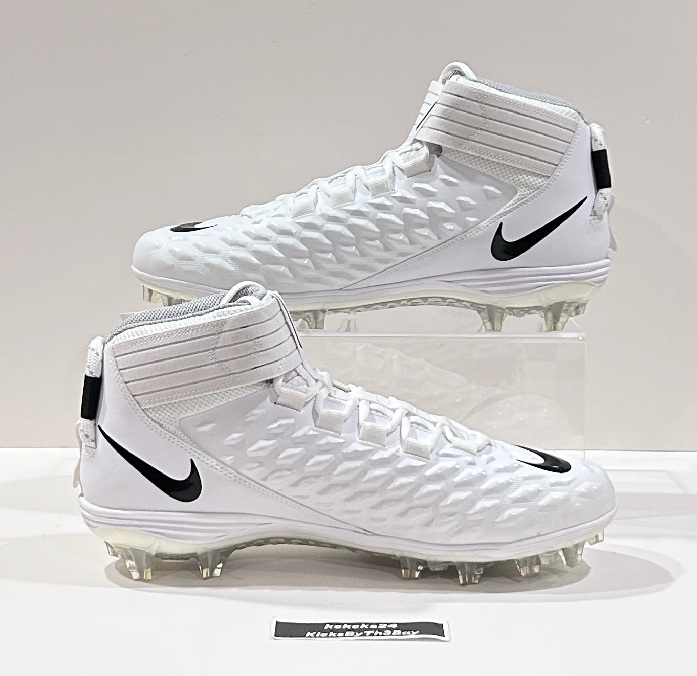 Nike Force‎ Savage Pro TD New Football Cleats Black White Promo Sample Size 14 Amazon.com | Men main image 4
