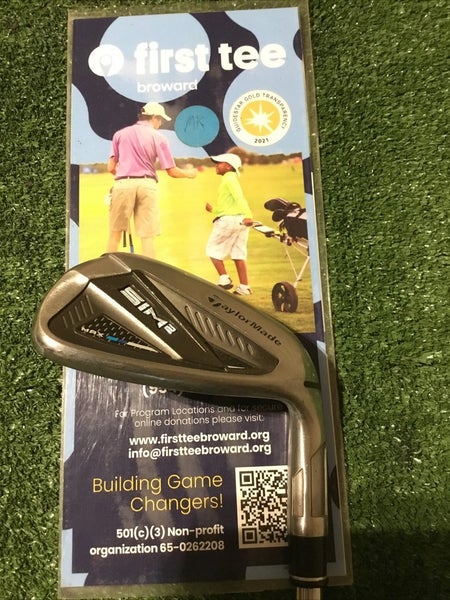 Taylormade SIM2 Max Gap Wedge (GW) Stiff KBS Max MT 85 Steel Shaft (35.5)