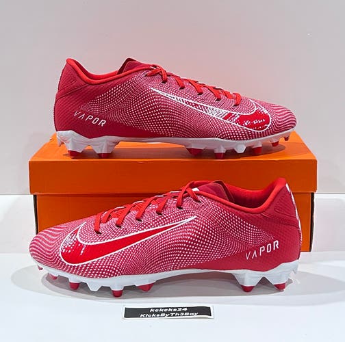 Size 13 Nike Vapor Edge Team Football Cleats Red CZ2606-600 speed