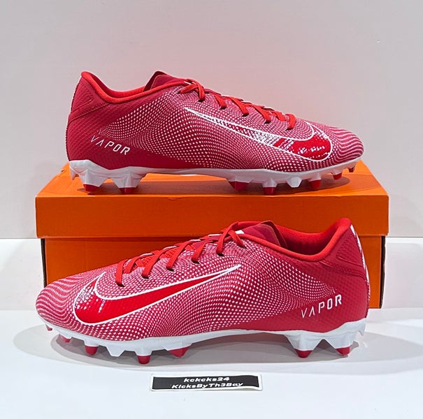 Size 13 Nike Vapor Edge Team Football Cleats Red CZ2606-600 speed