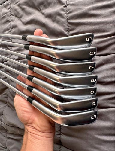 Men's Mizuno JPX 923 Hot Metal Pro Left Hand Iron Set 7 Pieces