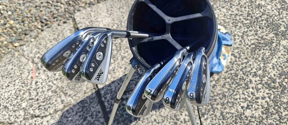 Men's PXG 0311 P GEN6 Right Handed Iron Set Stiff Flex 7 Pieces