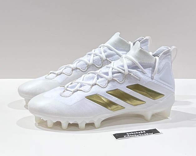 Size 12.5 Adidas Freak Ultra Boost Football Cleats White Gold GW2934 Primeknit