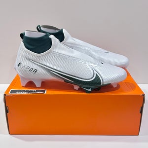 Size 11.5 Nike Vapor Edge Pro 360 Football Cleats White Green CV6345-103