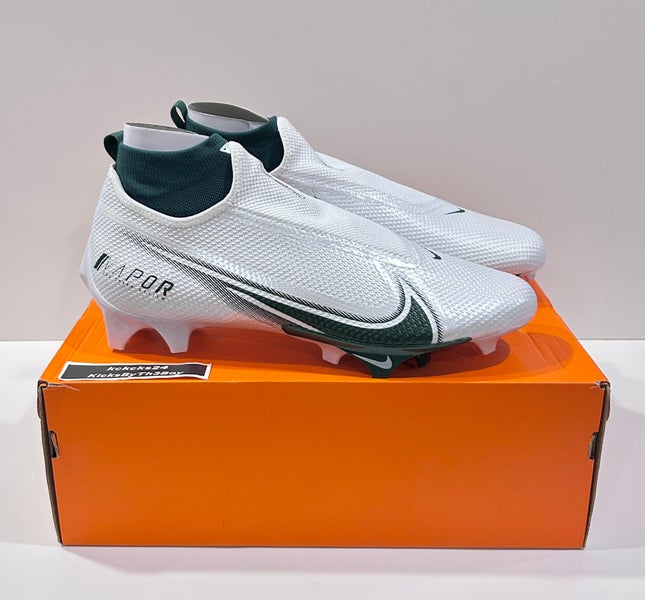 Size 11.5 Nike Vapor Edge Pro 360 Football Cleats White Green CV6345-103