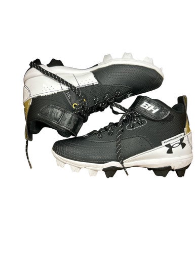 Used Under Armour BRYCE HARPER 7 MID RM JR. BB/SB Cleats Black Junior 03.5 11863-S000023856