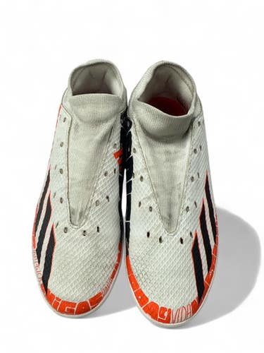 Used Adidas Soccer Indoor Shoes Red And White Senior 5 11863-S000023940