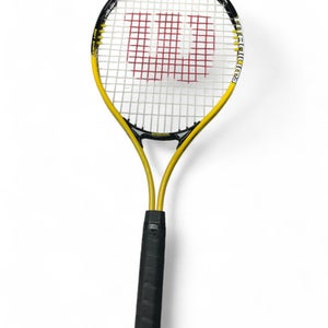 Used Wilson TITANIUM3 Adult Tennis Racquet Yellow 4 1/2" 11863-S000023985