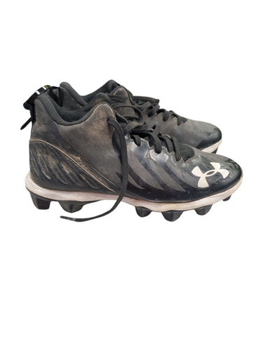 Used Under Armour BASEBALL CLEATS BB/SB Cleats Black Junior 03.5 11863-S000024016