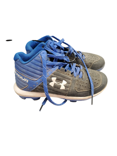 Used Under Armour BASEBALL CLEATS BB/SB Cleats Black Junior 03.5 11863-S000024017