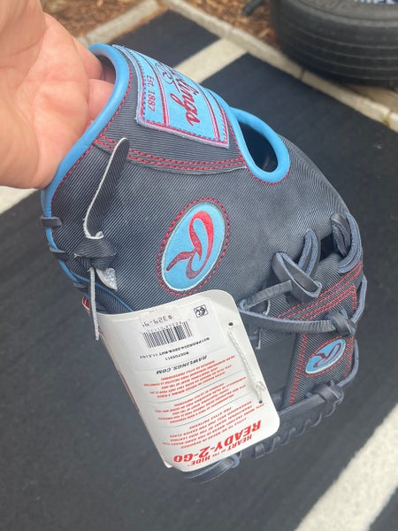 2025 Rawlings Heart of the Hide RH Infield Baseball Glove 11.5" (New) DENIM SERIES