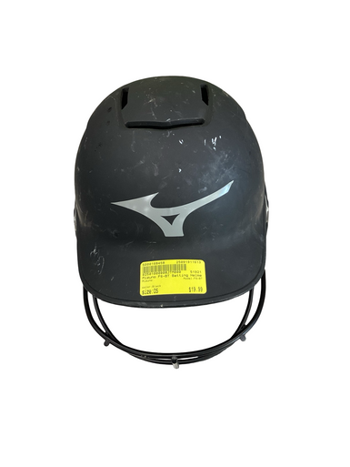 Used Mizuno F6-BT Batting Helmet w/Mask Black One Size 11613-S000168458